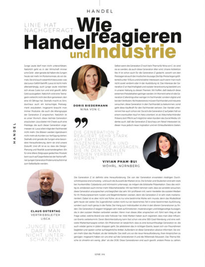 Linie International 01/2020: Generation Z Handel & Industrie